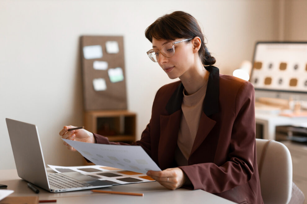 Small business owner reviewing small business insurance mistakes in the first two years