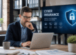 Small business owner reviewing whether cyber insurance is worth it
